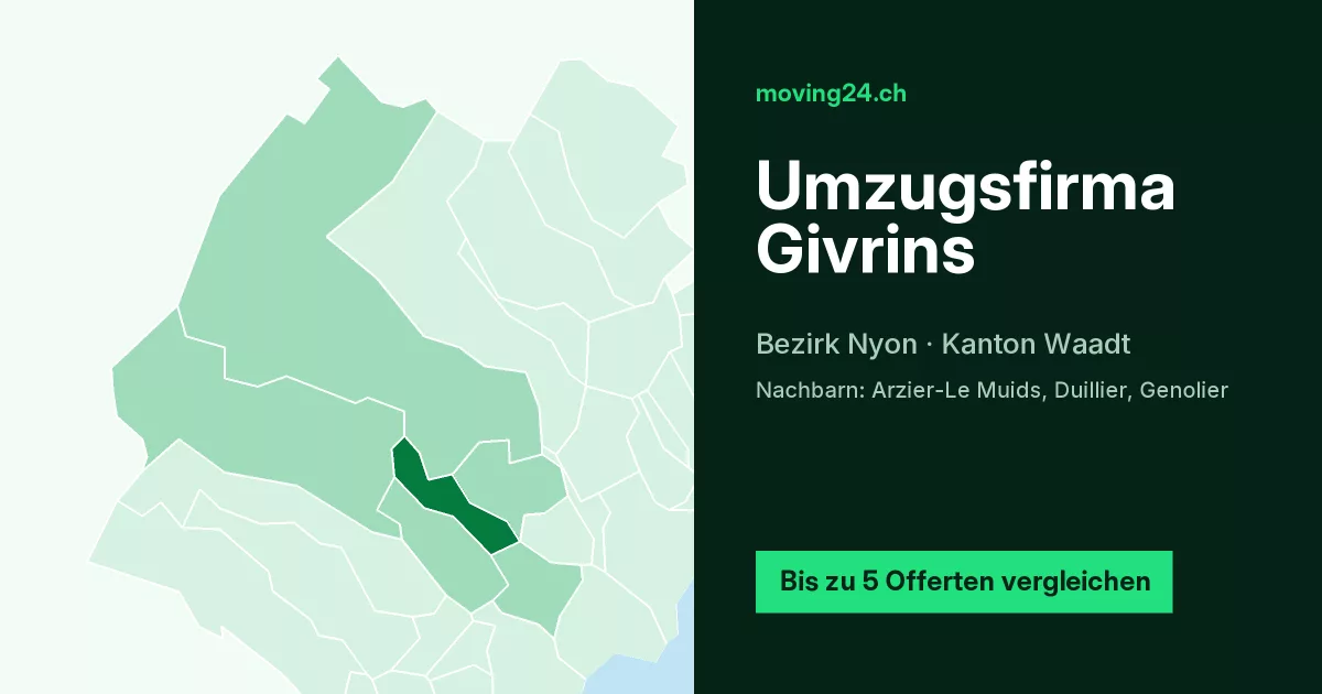 Umzugsfirma Givrins
