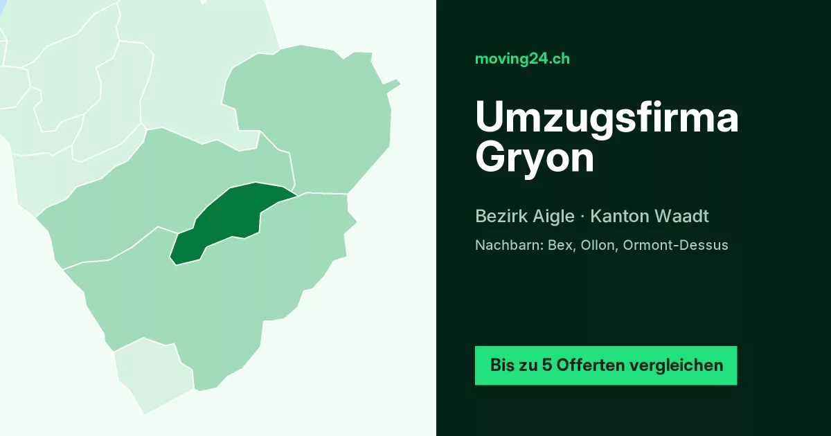 Umzugsfirma Gryon Umzugsfirma Gryon