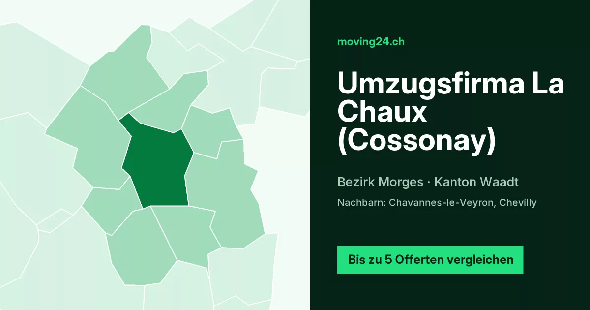 Umzugsfirma La Chaux (Cossonay)