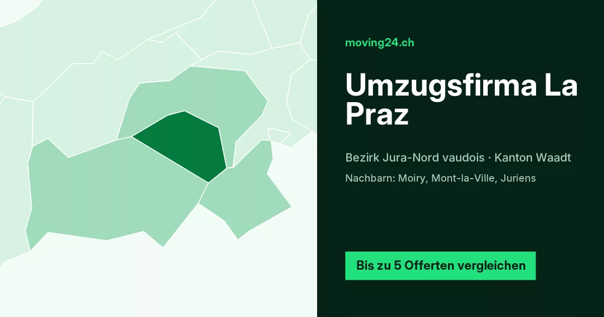 Umzugsfirma La Praz