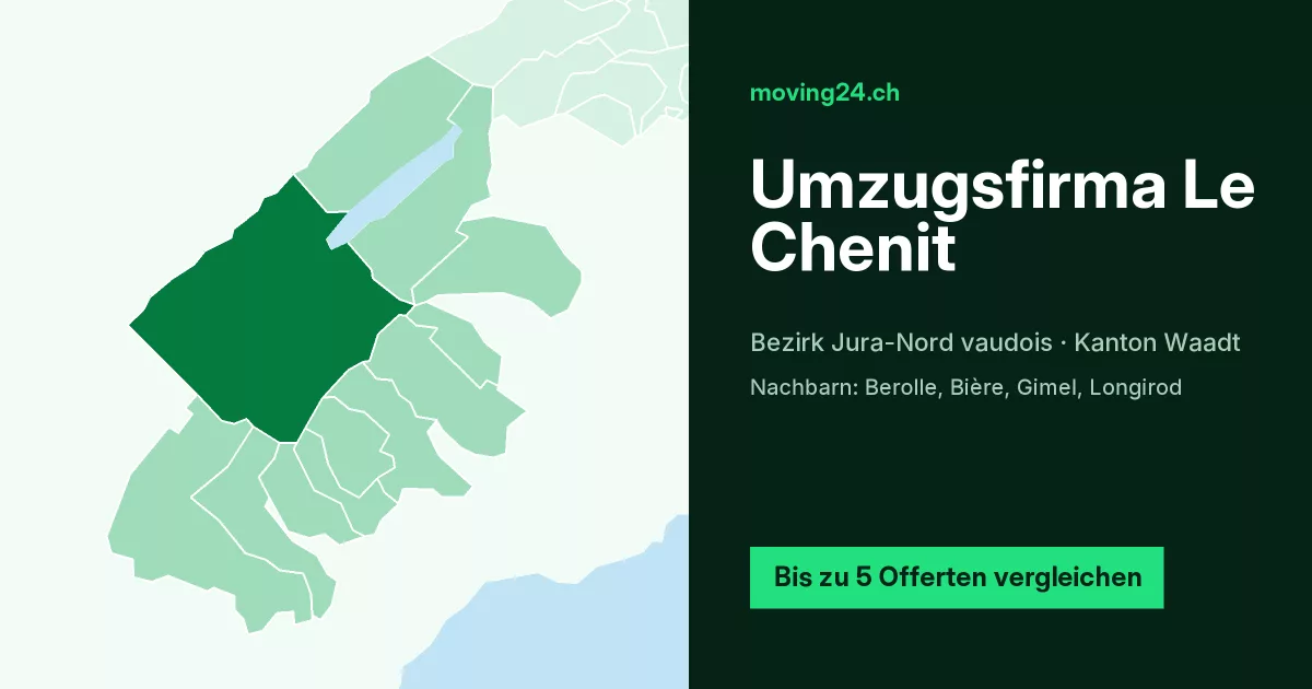 Umzugsfirma Le Chenit