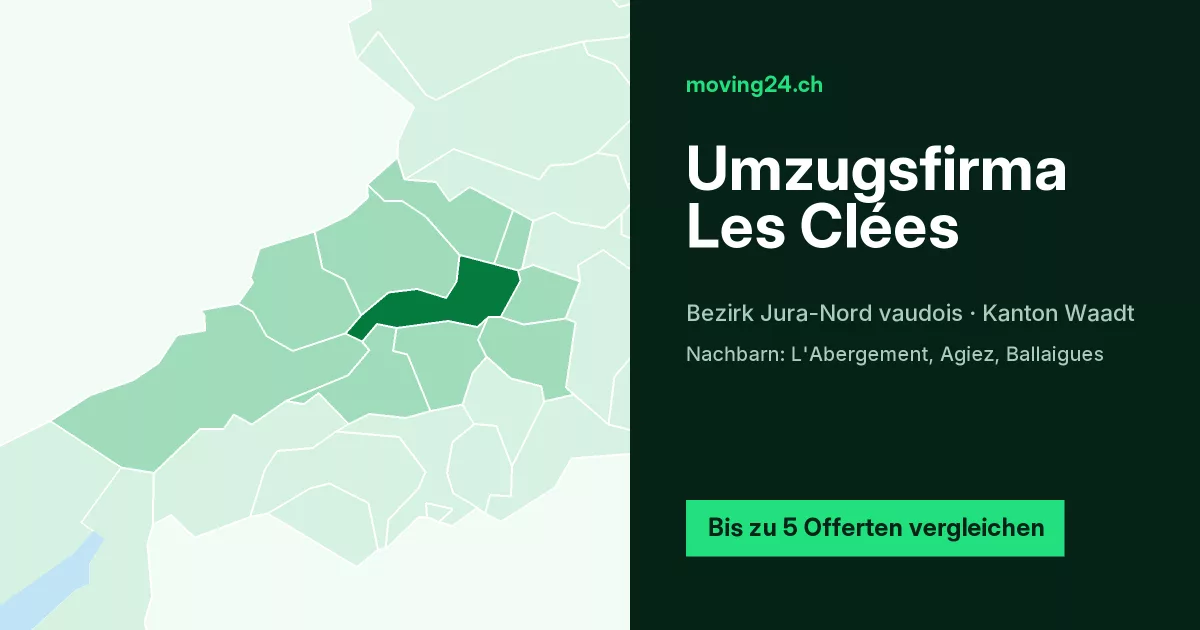 Umzugsfirma Les Cl&eacute;es