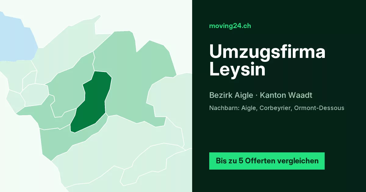 Umzugsfirma Leysin Umzugsfirma Leysin