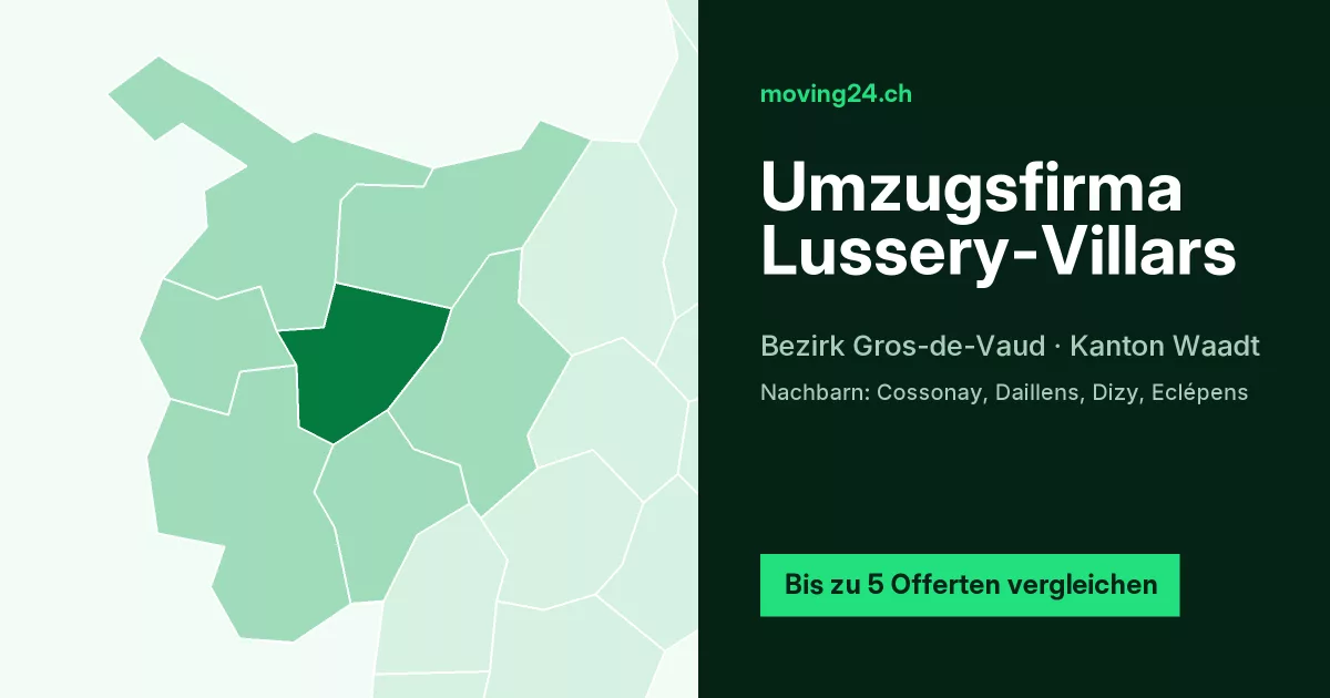 Umzugsfirma Lussery-Villars