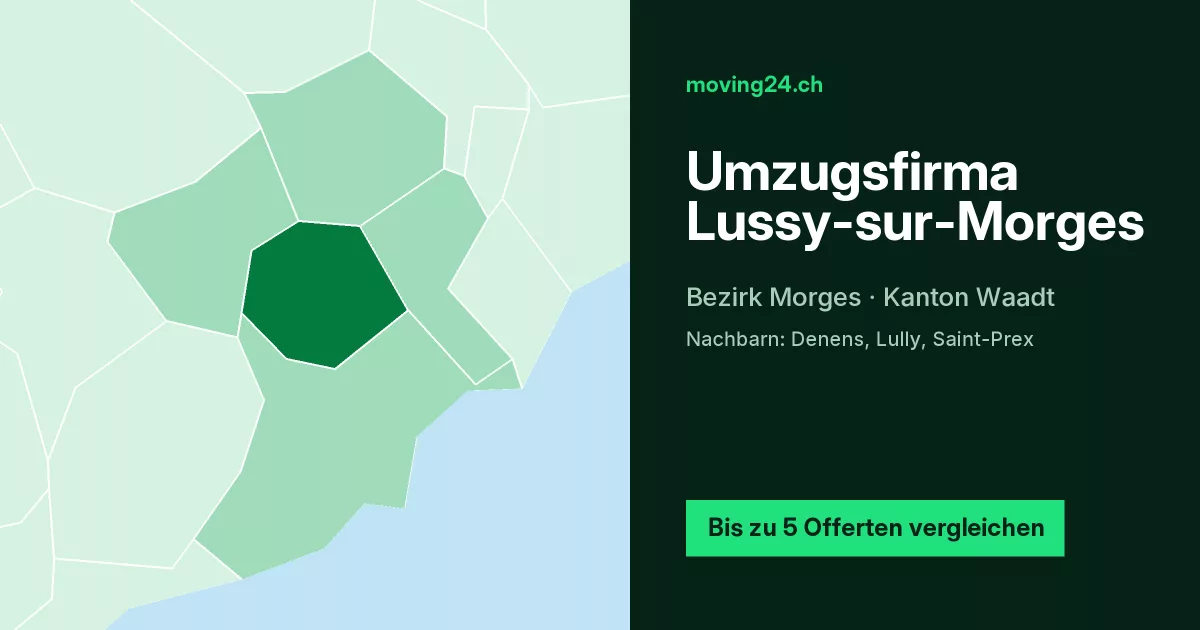 Umzugsfirma Lussy-sur-Morges