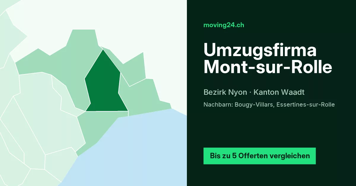 Umzugsfirma Mont-sur-Rolle