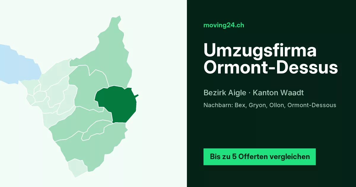 Umzugsfirma Ormont-Dessus