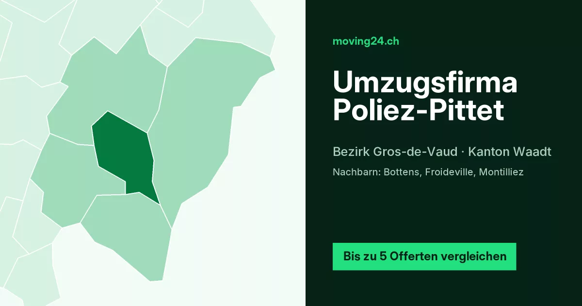 Umzugsfirma Poliez-Pittet