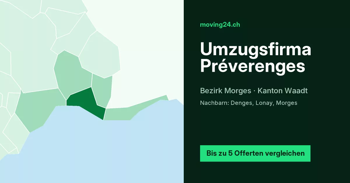 Umzugsfirma Pr&eacute;verenges