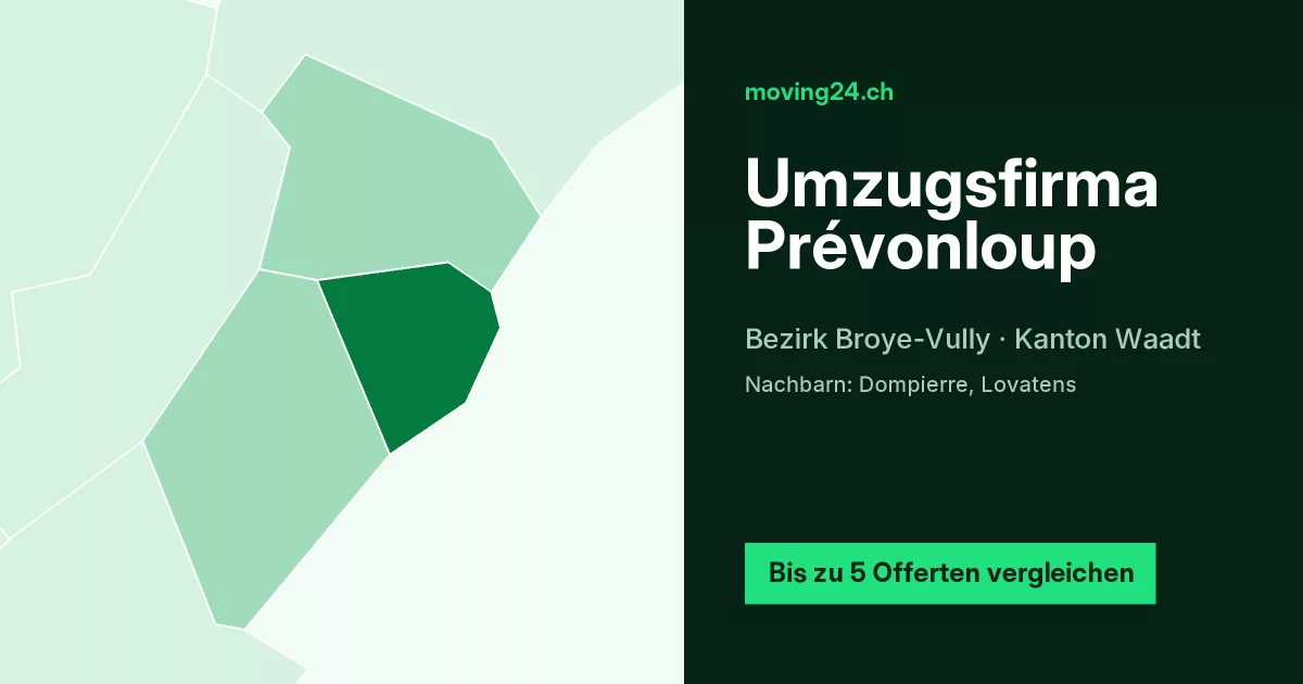 Umzugsfirma Pr&eacute;vonloup