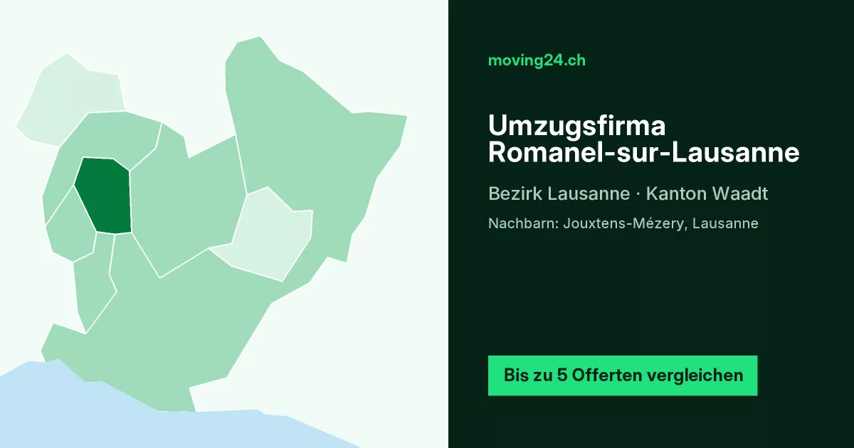 Umzugsfirma Romanel-sur-Lausanne