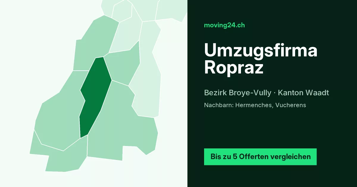 Umzugsfirma Ropraz