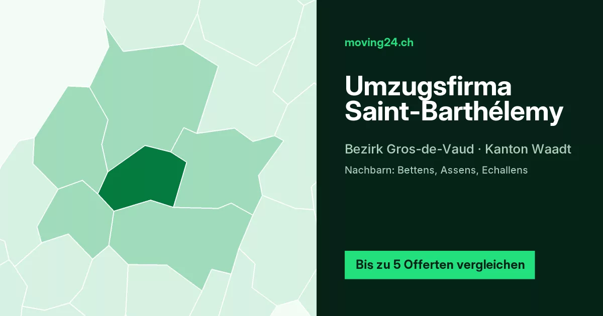 Umzugsfirma Saint-Barth&eacute;lemy