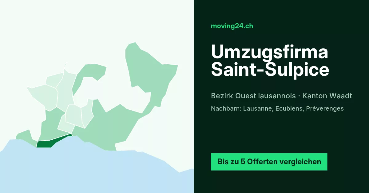 Umzugsfirma Saint-Sulpice