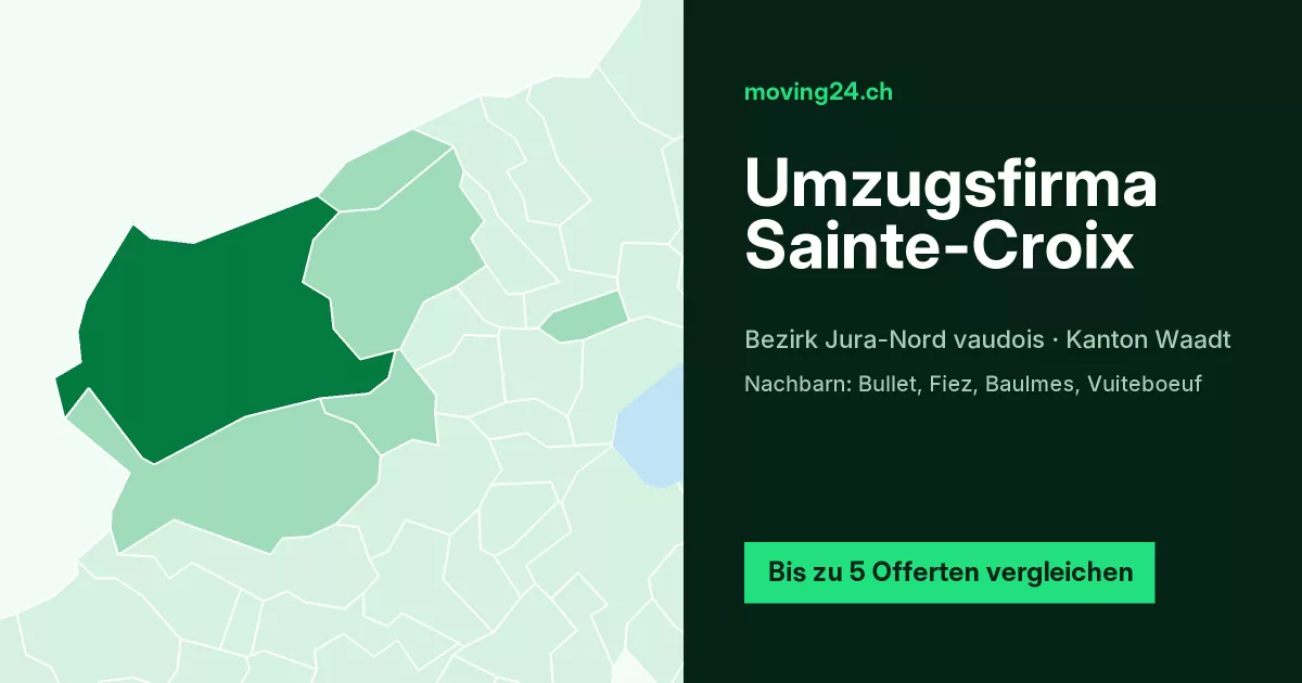Umzugsfirma Sainte-Croix