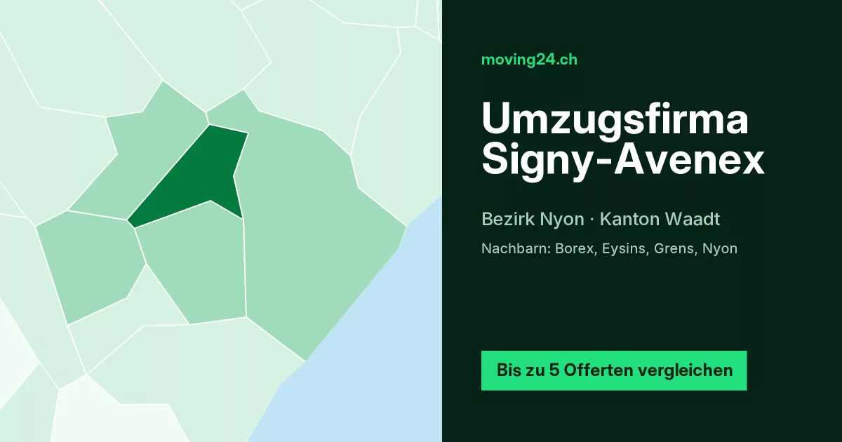 Umzugsfirma Signy-Avenex
