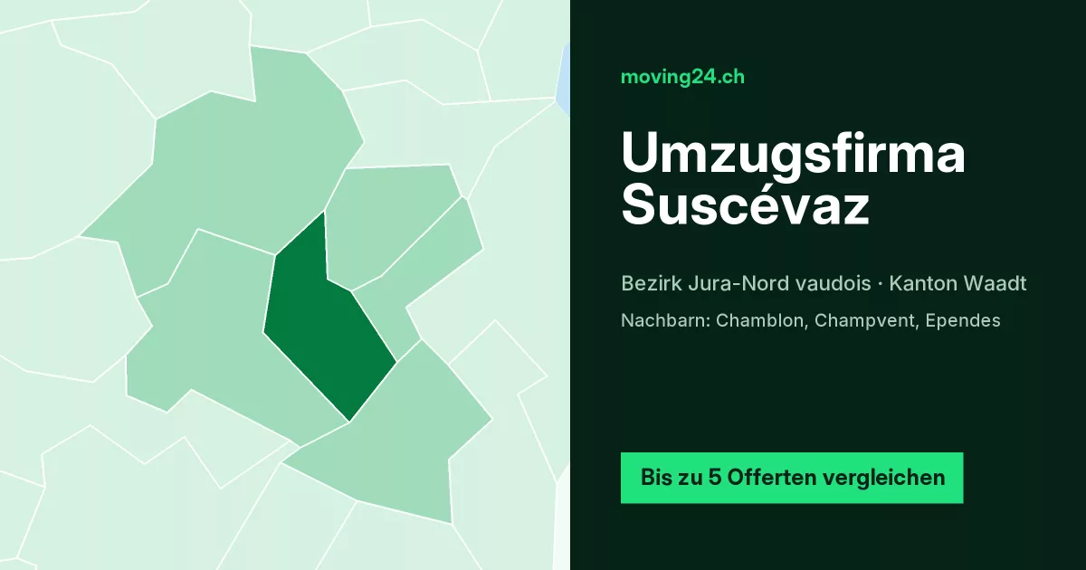 Umzugsfirma Susc&eacute;vaz
