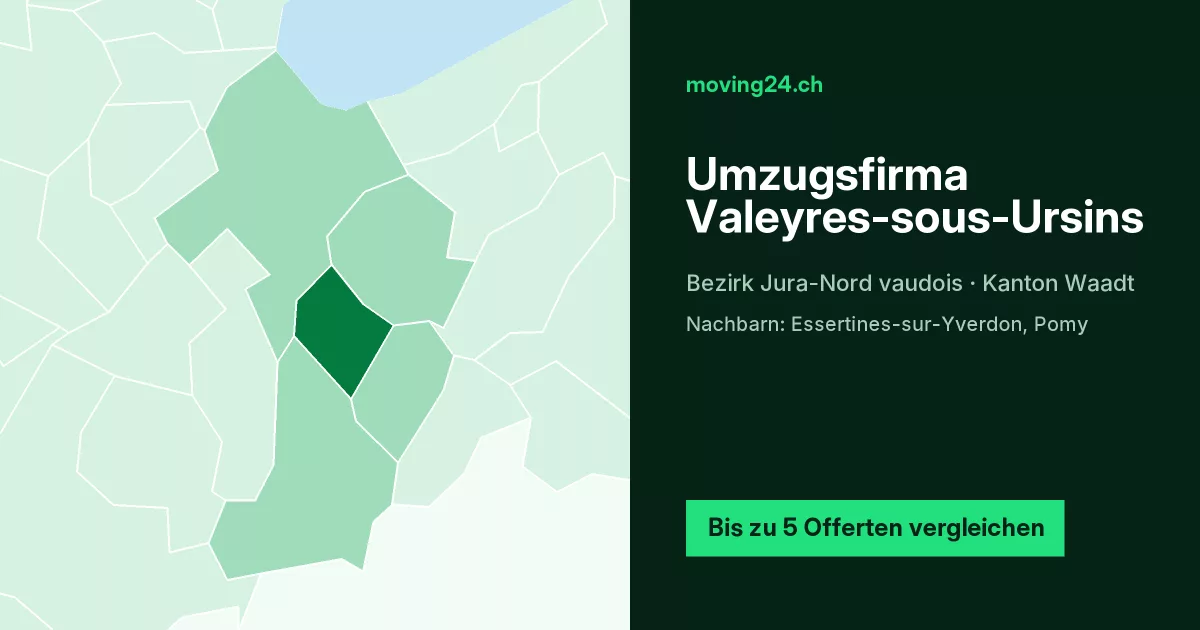 Umzugsfirma Valeyres-sous-Ursins