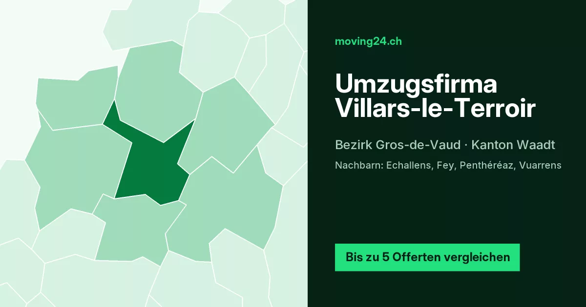 Umzugsfirma Villars-le-Terroir
