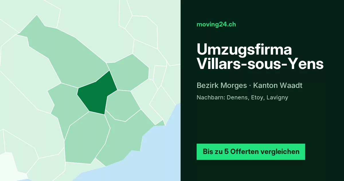 Umzugsfirma Villars-sous-Yens