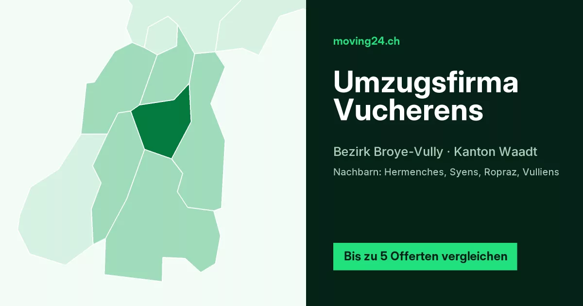 Umzugsfirma Vucherens