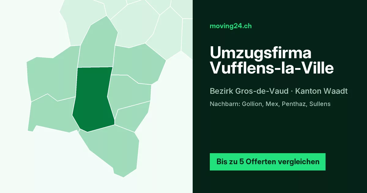 Umzugsfirma Vufflens-la-Ville