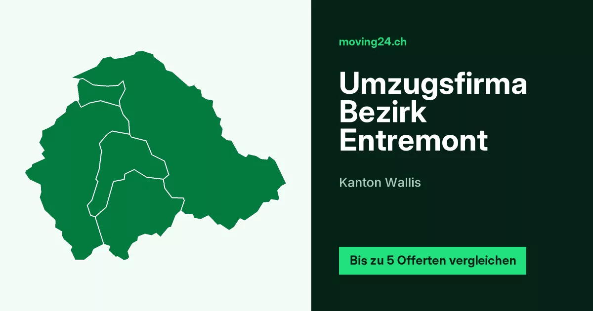 Umzugsfirma Bezirk Entremont