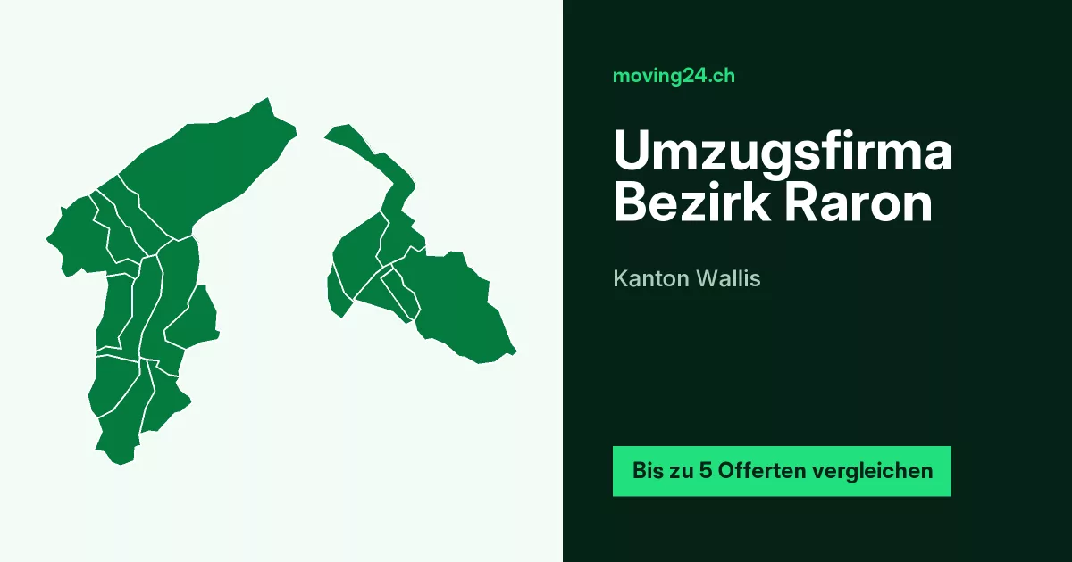 Umzugsfirma Bezirk Raron