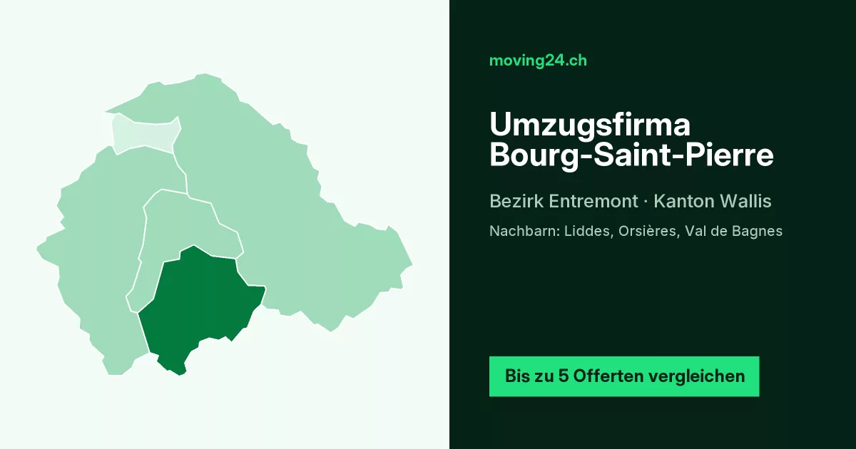 Umzugsfirma Bourg-Saint-Pierre