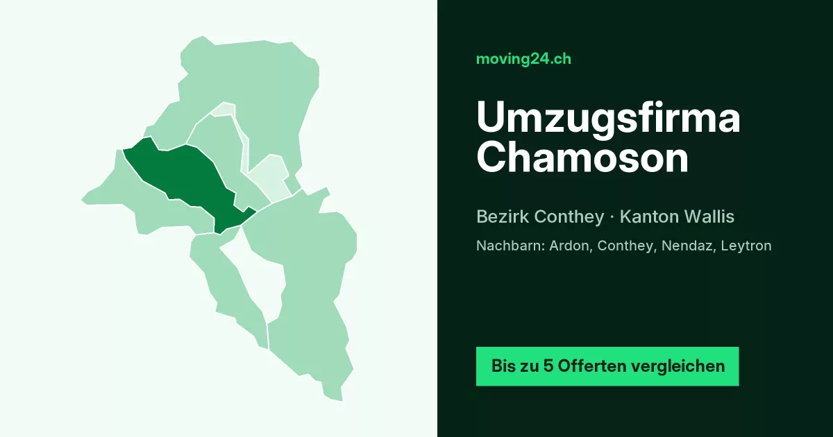 Umzugsfirma Chamoson
