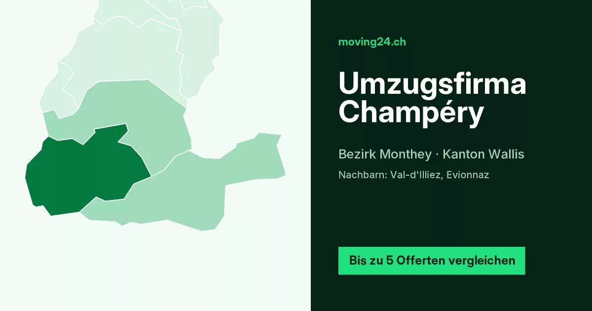 Umzugsfirma Champ&eacute;ry