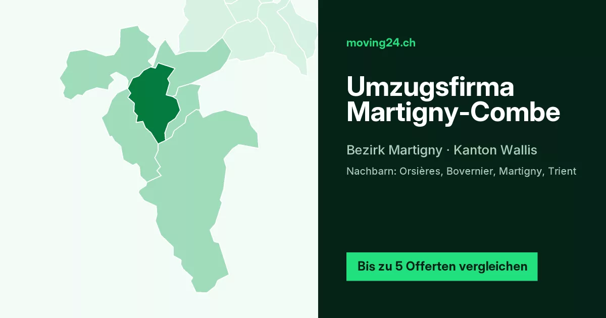 Umzugsfirma Martigny-Combe