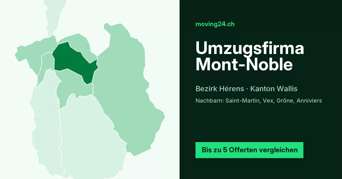 Umzugsfirma Mont-Noble