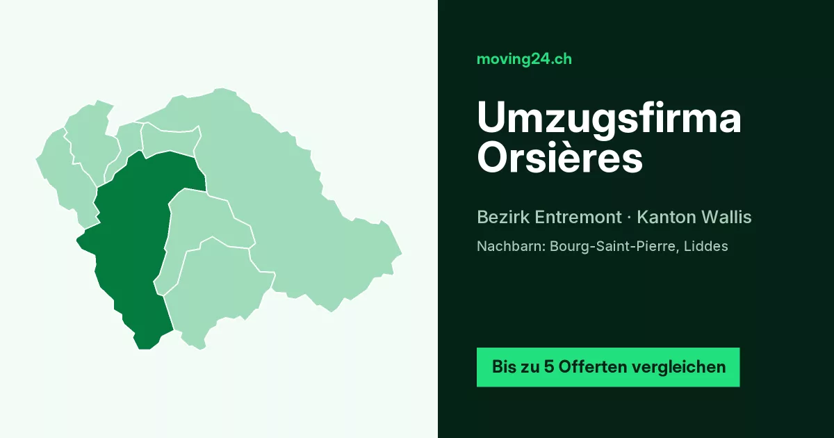 Umzugsfirma Orsi&egrave;res