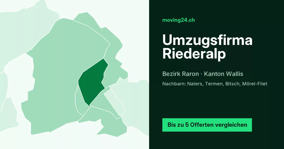 Umzugsfirma Riederalp