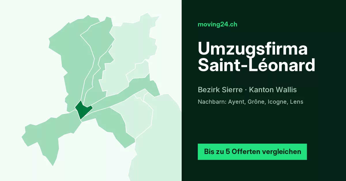 Umzugsfirma Saint-L&eacute;onard
