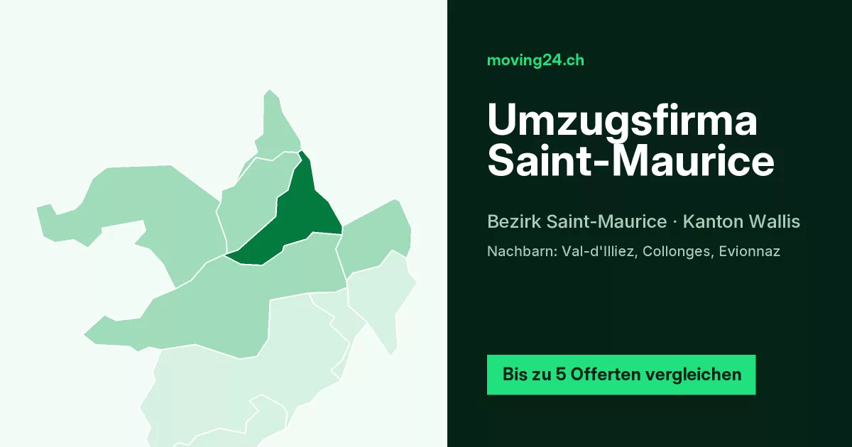 Umzugsfirma Saint-Maurice