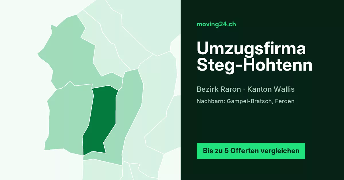 Umzugsfirma Steg-Hohtenn