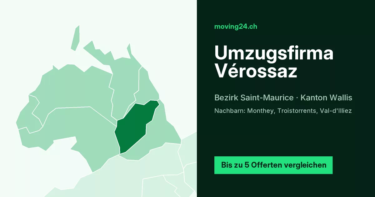 Umzugsfirma V&eacute;rossaz