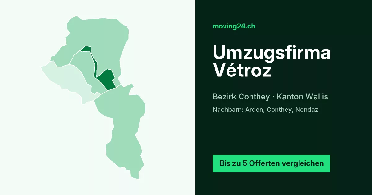 Umzugsfirma Vétroz Umzugsfirma Vétroz