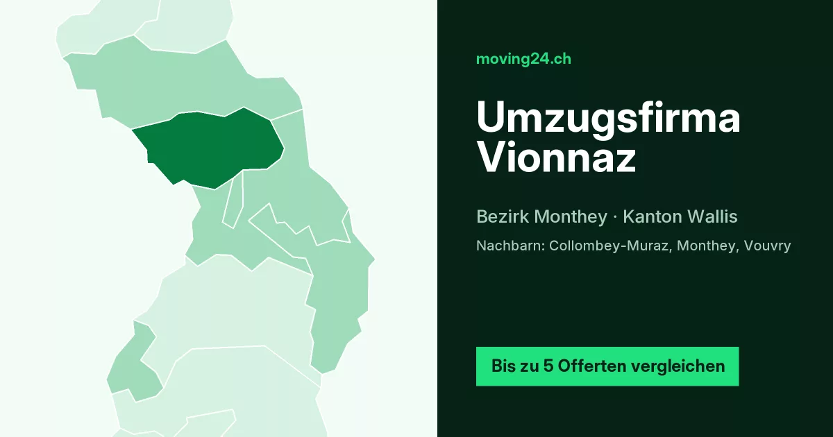 Umzugsfirma Vionnaz