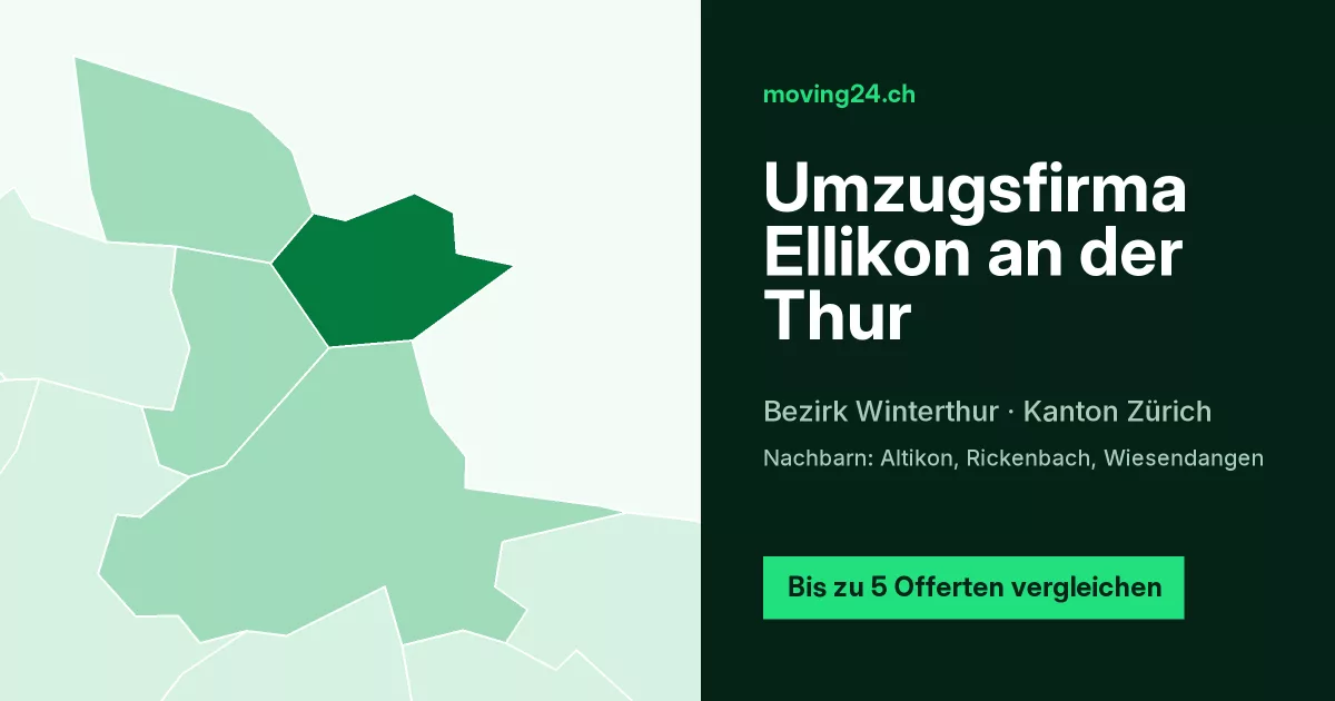Umzugsfirma Ellikon an der Thur