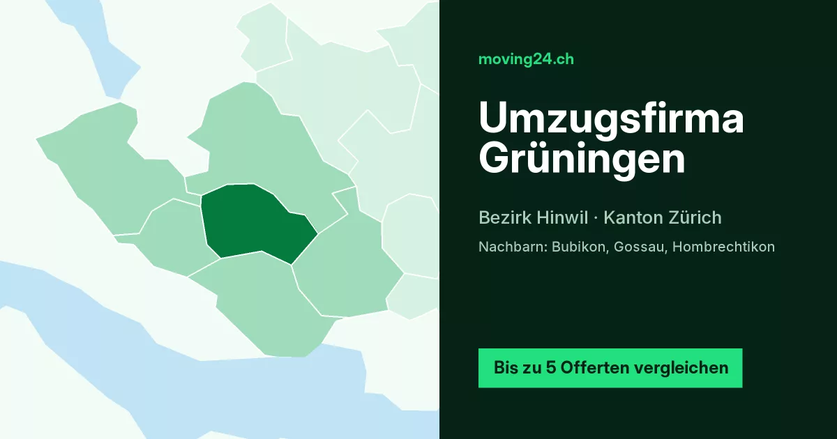 Umzugsfirma Gr&uuml;ningen
