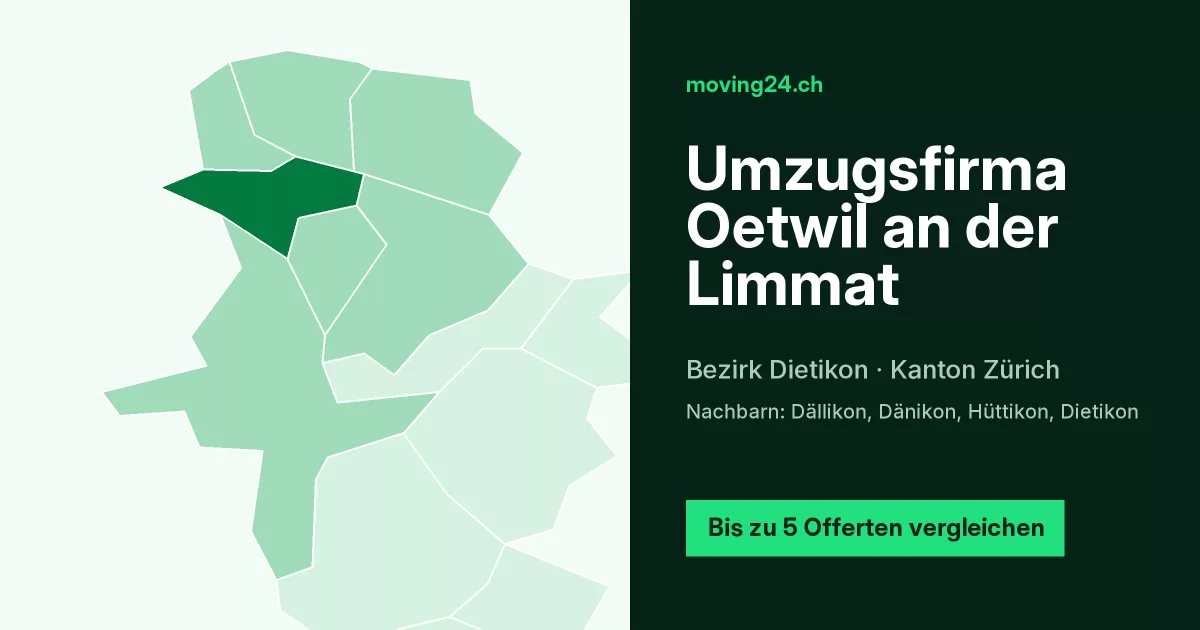 Umzugsfirma Oetwil an der Limmat