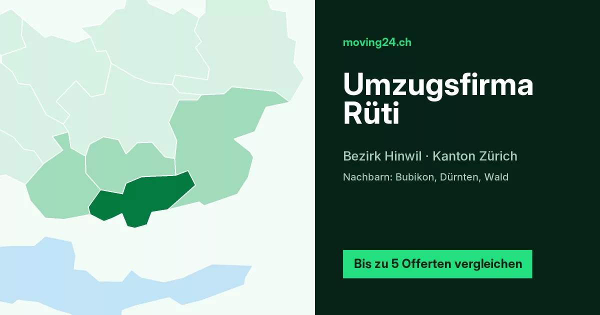 Umzugsfirma R&uuml;ti